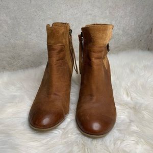 Sole Society So-Hollie cognac leather boot sz 9